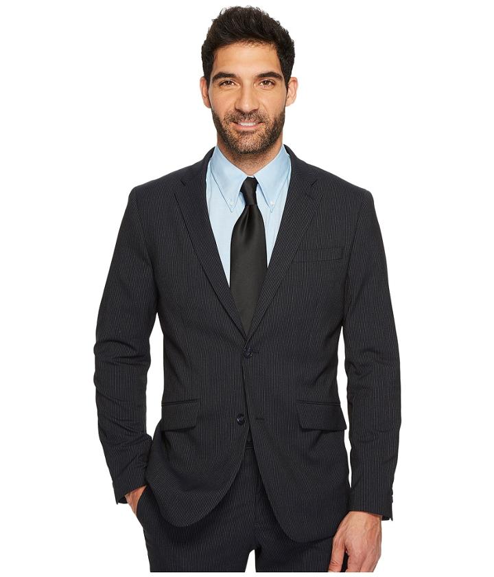 Perry Ellis - Slim Fit Subtle Pinstripe Suit Jacket