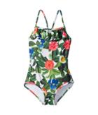 Oscar De La Renta Childrenswear - Flower Jungle Ruffle Swimsuit