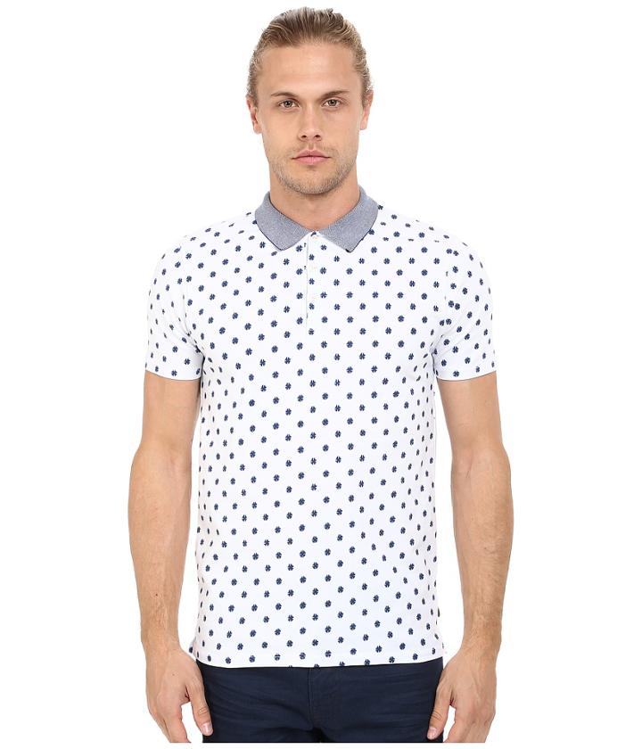 Scotch &amp; Soda - Cotton/elastane Polo With Fancy Collar