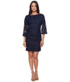Badgley Mischka - Lace Bell Sleeve Dress
