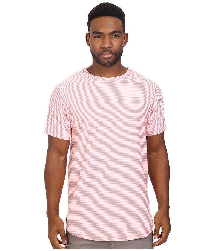 Publish - Norr - Striped Terry Scallop Bottom Tee