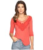 Lucky Brand - Washed Applique Top