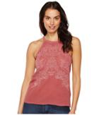 Lucky Brand - Embroidered Cut Out Top