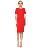 Escada - Davine Short Sleeve Tucked Dress
