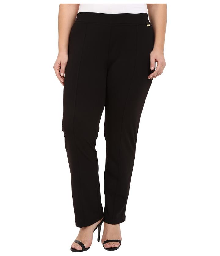 Calvin Klein Plus - Plus Size Crepe Compression Straight Pants