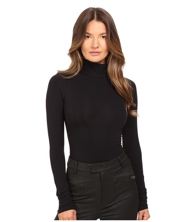 Theory - Tace Tubular Long Sleeve Bodysuit