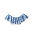 Seafolly Kids - Boho Tile Ruffle Tank Bikini Top