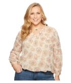 Lucky Brand - Plus Size Exploded Floral Top