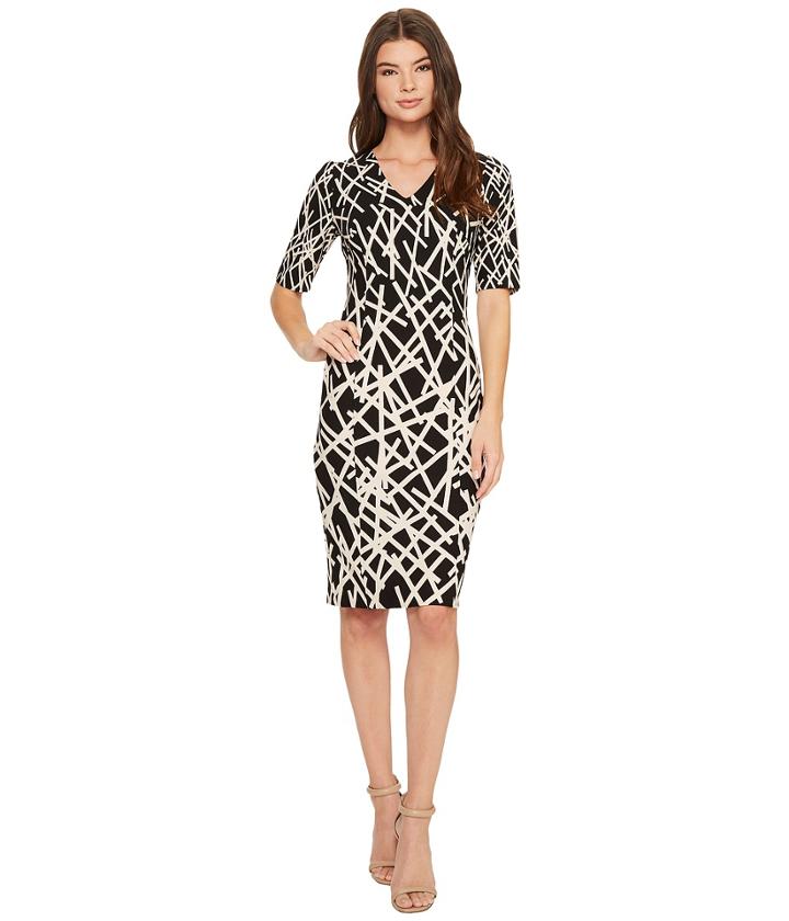 Adrianna Papell - Dancing Sticks Sheath Dress