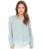 Rebecca Taylor - Provence Block Print Long Sleeve Top
