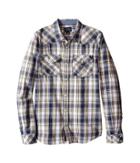 Lucky Brand Kids - Snap Front Western Plaid Woven Shirt W/ Front Chest Pockets