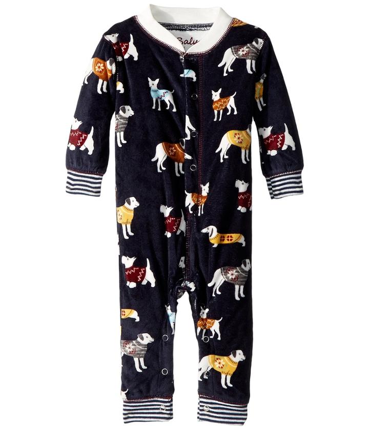 P.j. Salvage Kids - Fleece Sweater Dogs Romper