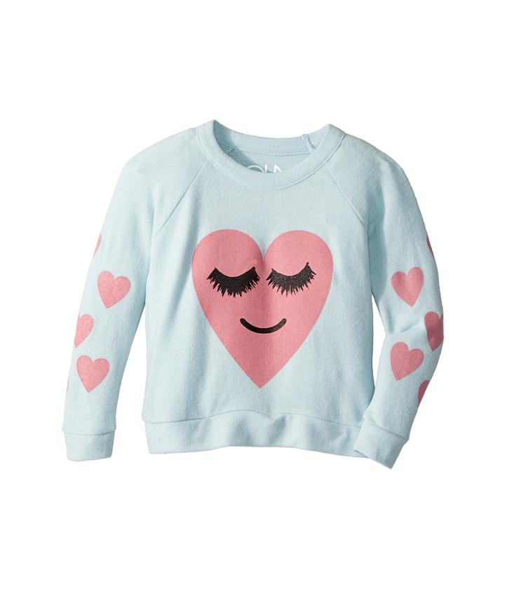 Chaser Kids - Cozy Fleece Lash Love Raglan Sweatshirt