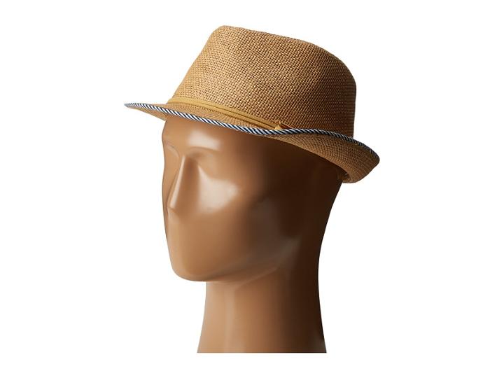 Scala - Matte Toyo Fedora With Bind
