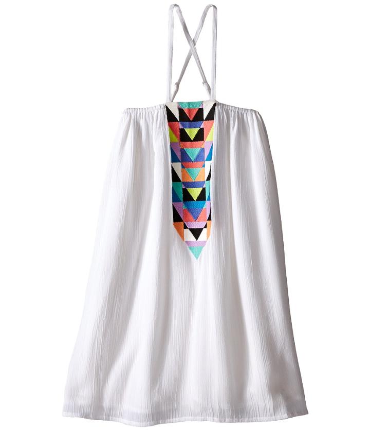 Mara Hoffman Kids - Embroidered Cross Back Dress