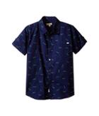 Appaman Kids - Vintage Inspired Button Up Shirt With Fish Bone Print