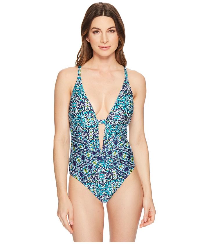 La Blanca - Tuvalu Twist Front Lingerie D-cup One-piece