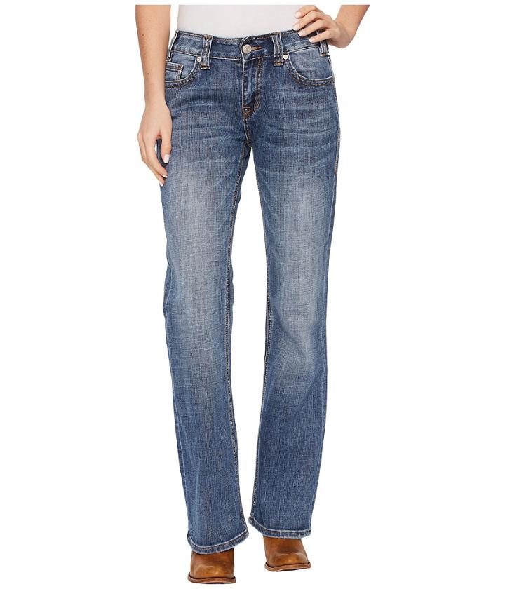 Rock And Roll Cowgirl - Mid-rise Bootcut In Medium Vintage W1-4599