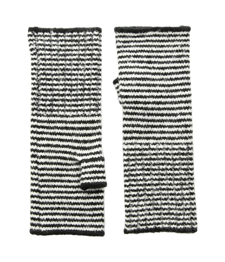 Echo Design - Echo Soft Stretch Mini Stripe Fingerless Gloves