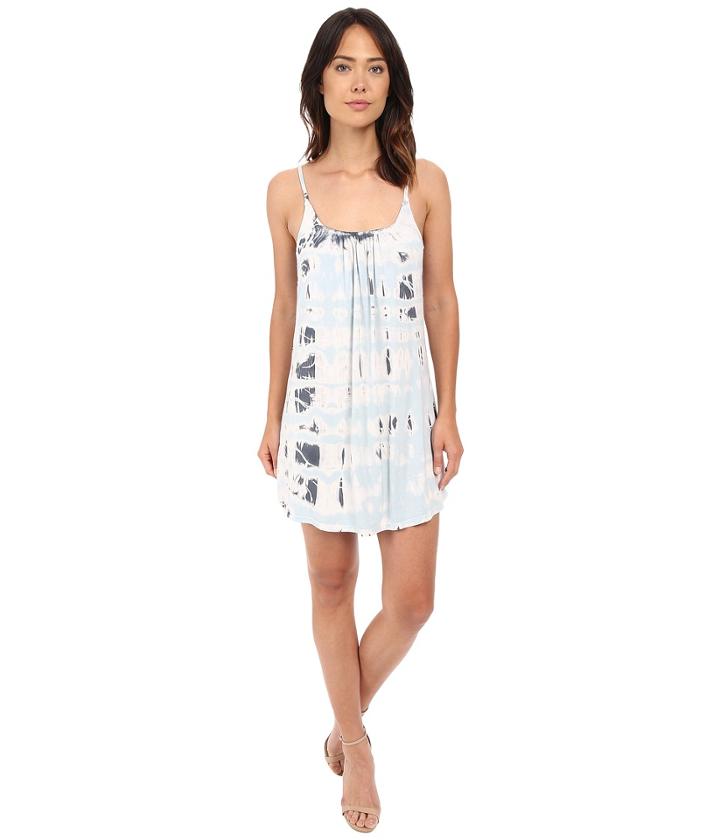 Gypsy05 - Spaghetti Strap Cross Back Mini Dress