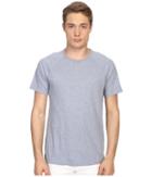 Vince - Cotton Slub Fabric Blocket Short Sleeve Raglan