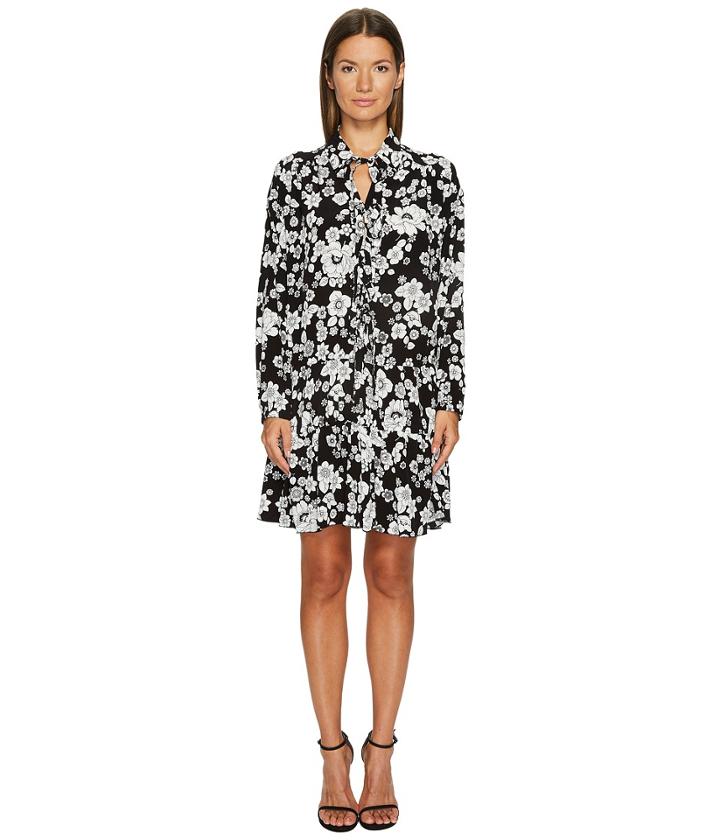 Boutique Moschino - Long Sleeve Floral Dress