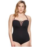 Becca By Rebecca Virtue - Plus Size Mardi Gras One-piece