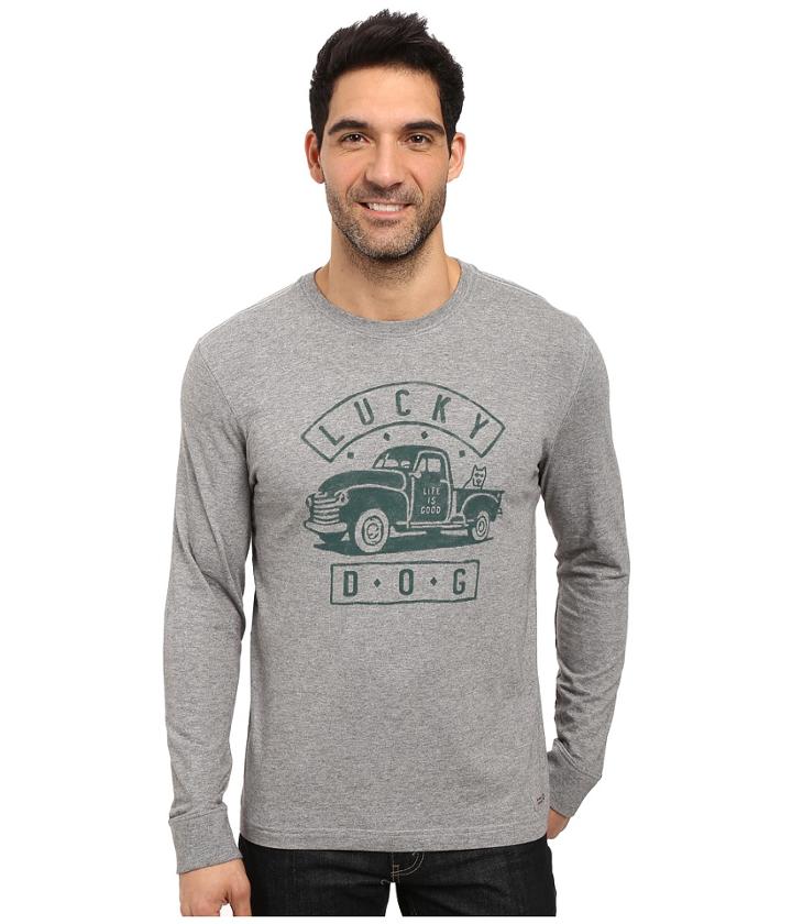 Life Is Good - Lucky Dog Truck Crusher Long Sleeve