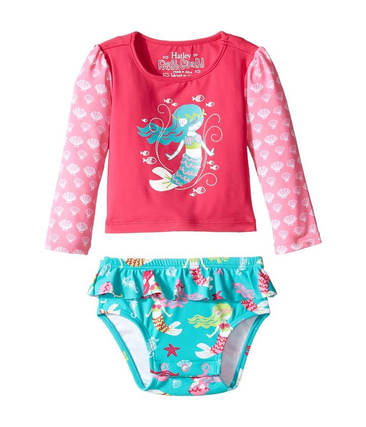 Hatley Kids - Sweet Mermaid Rashguard Set