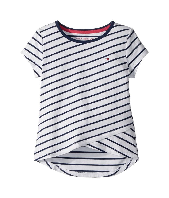 Tommy Hilfiger Kids - Stripe Crossover Tee