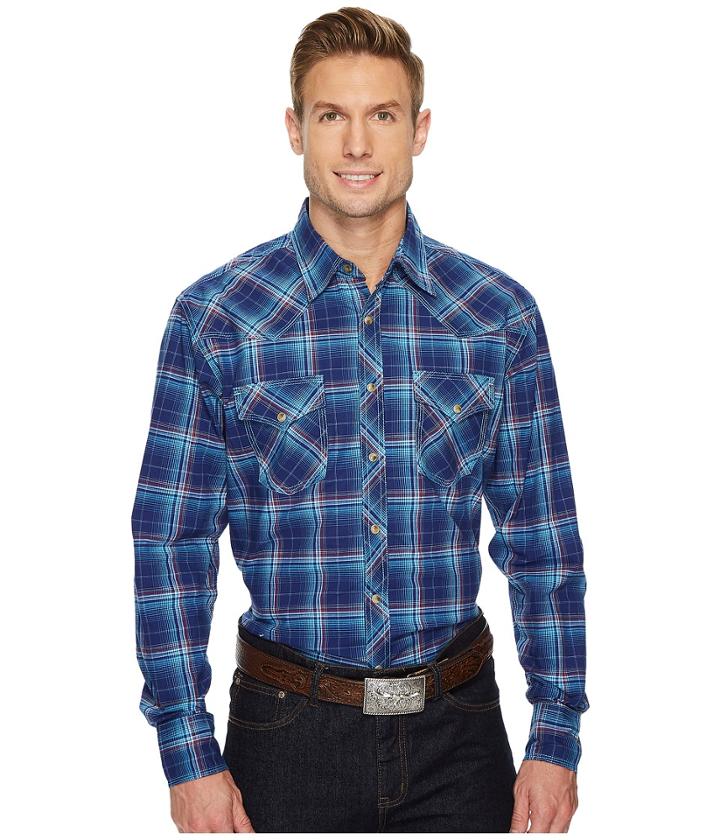Wrangler - 20x Competition Ac Shirt Snap Plaid