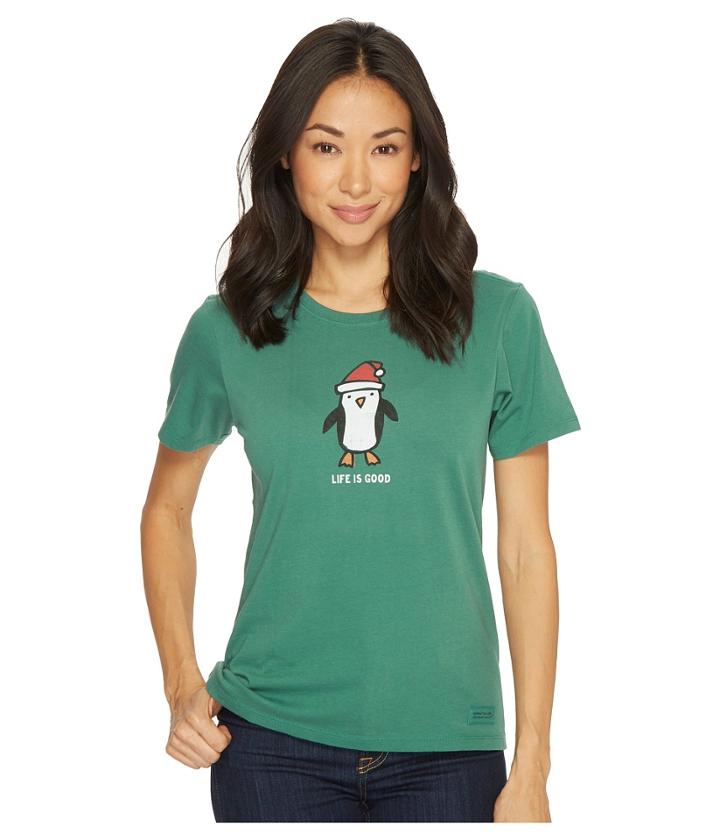 Life Is Good - Holiday Penguin Crusher Tee
