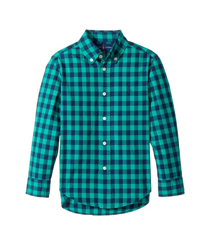 Polo Ralph Lauren Kids - Checked Cotton Poplin Shirt