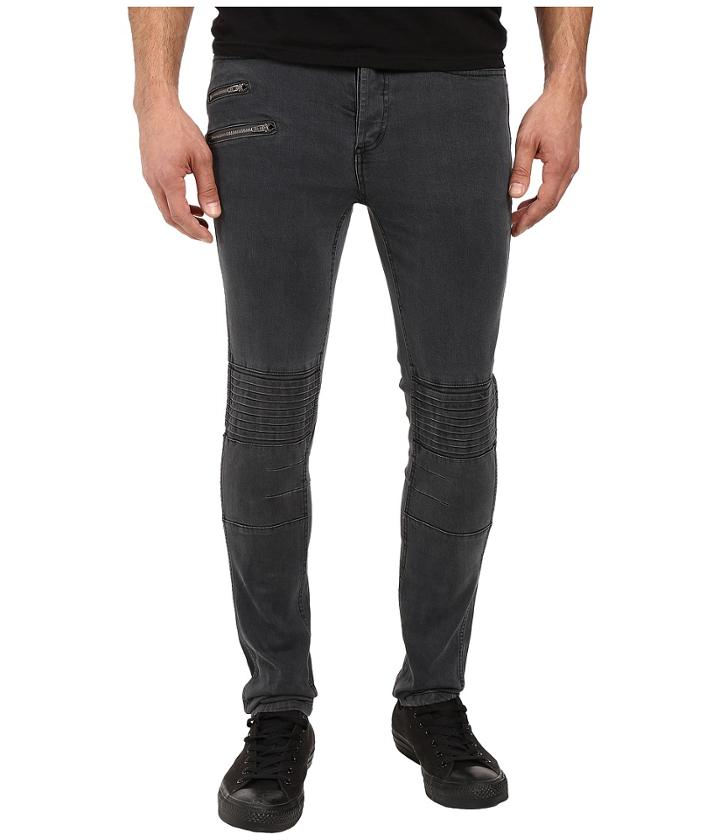 Nana Judy - Moto Signature Denim In Vintage Black