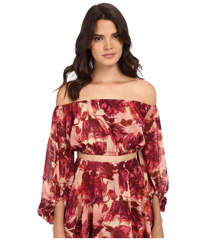 For Love And Lemons - Wild Rose Crop Top