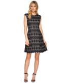 Vince Camuto - Bonded Lace Fit Flare Dress