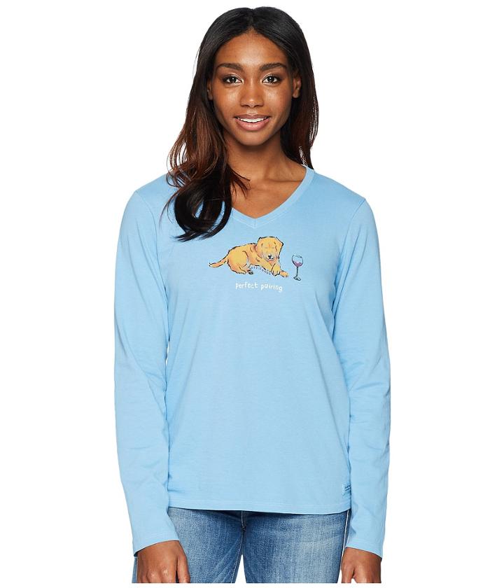 Life Is Good - Perfect Pairing Crusher Vee Long Sleeve Tee
