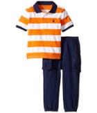 Ralph Lauren Baby - Mesh Atlantic Terry Stripe Pants Set