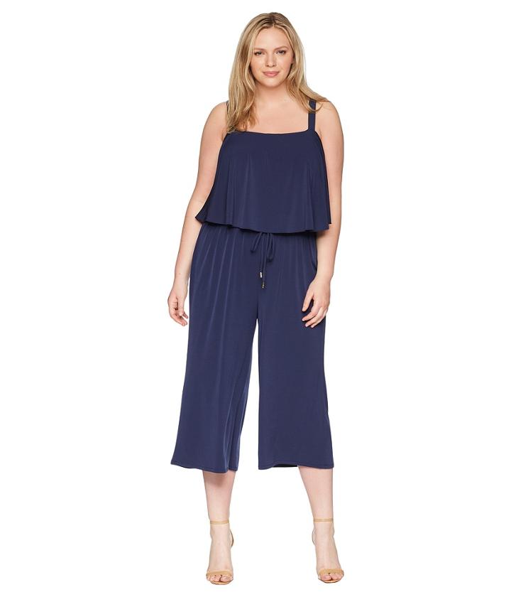 Michael Michael Kors - Plus Size Solid Tank Jumpsuit