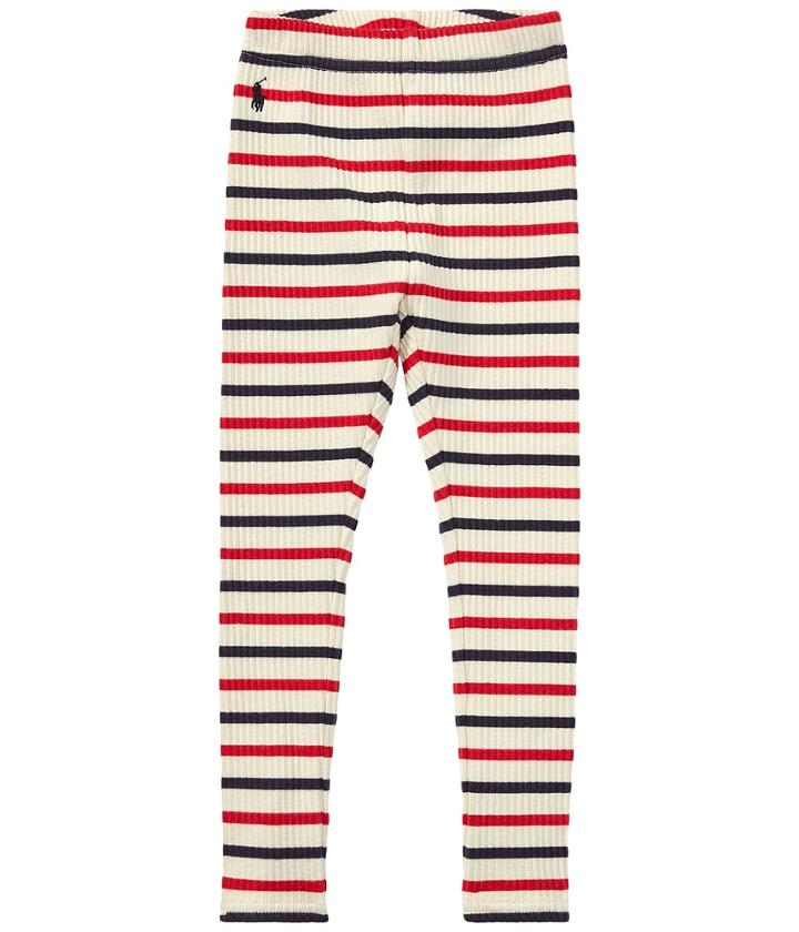 Polo Ralph Lauren Kids - Striped Stretch Cotton Leggings