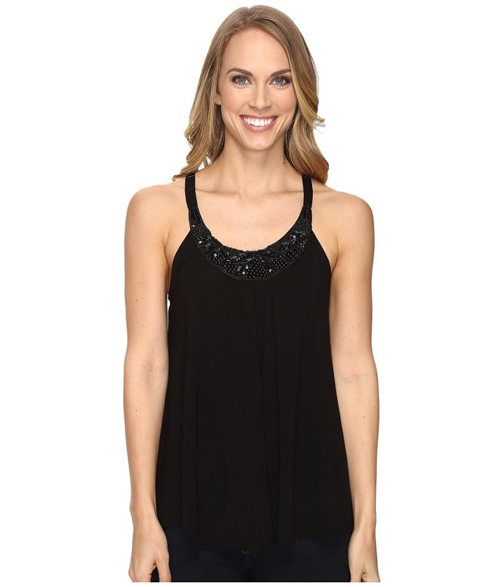 Stetson - Jet Black Rayon Jersey Tank Top