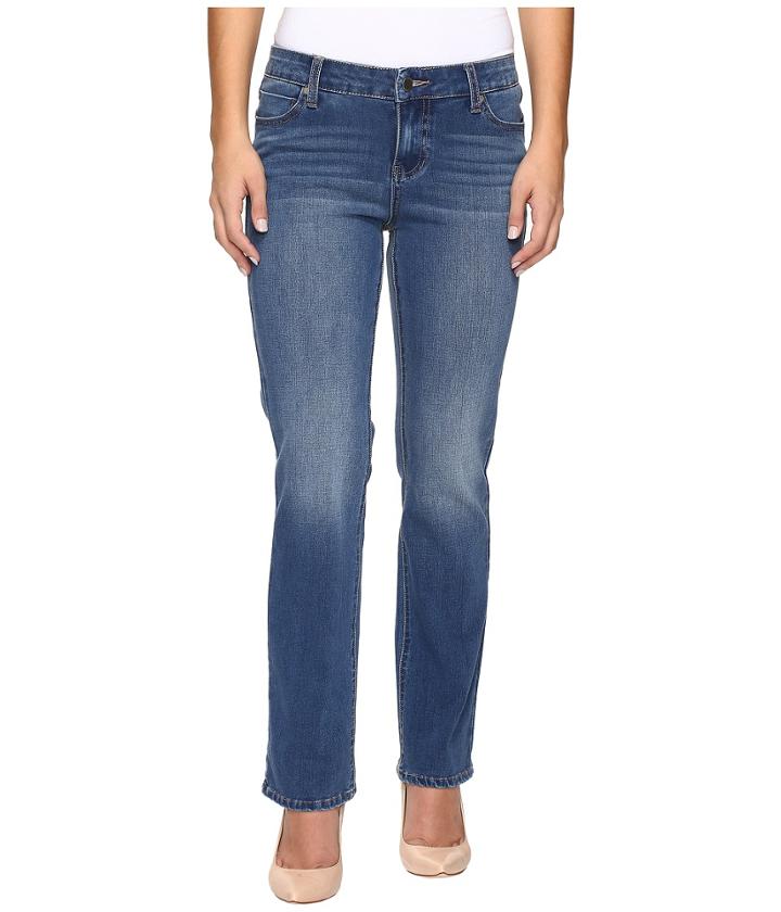 Liverpool - Petite Sadie Straight Jeans In Carolina Light/indigo