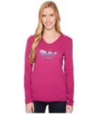 Life Is Good - Wildflower Watercolor Hooded Long Sleeve Smooth Tee