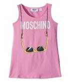 Moschino Kids - Logo Sunglasses Graphic Tank Top
