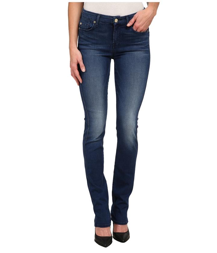 7 For All Mankind - Kimmie Straight Leg In Slim Illusion Luxe Medium Heritage