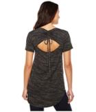 Mod-o-doc - Space Dyed Rayon Spandex Jersey Back Tie Short Sleeve Tee