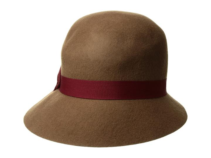 Scala - Wool Felt Cloche W/ Ribbon