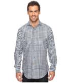 Thomas Dean &amp; Co. - Long Sleeve Textured Check Sport Shirt