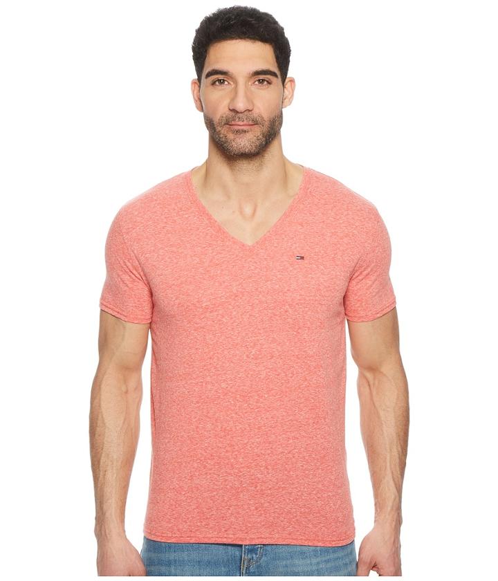 Tommy Jeans - Tri-blend V-neck T-shirt