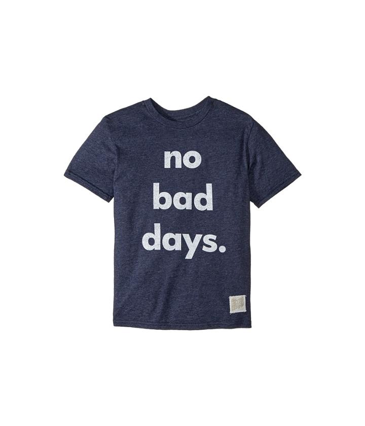 The Original Retro Brand Kids - No Bad Days Short Sleeve Tri-blend Tee